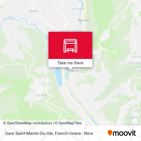 Gare Saint-Martin-Du-Var map