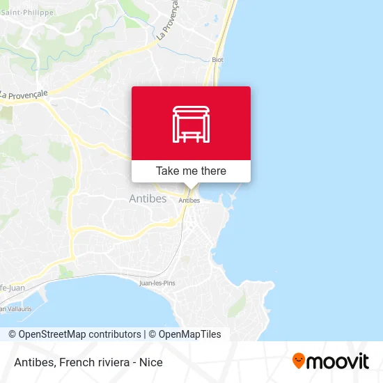 Antibes map