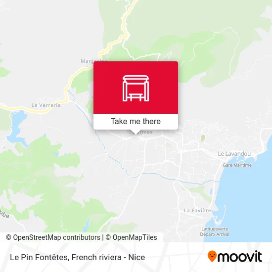 Le Pin Fontêtes map