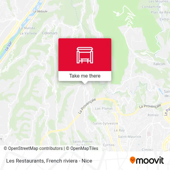 Les Restaurants map