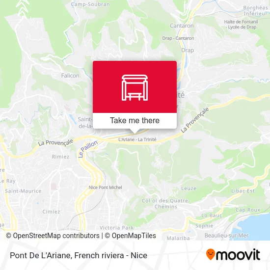 Pont De L'Ariane map