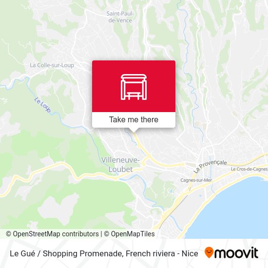 Le Gué / Shopping Promenade map