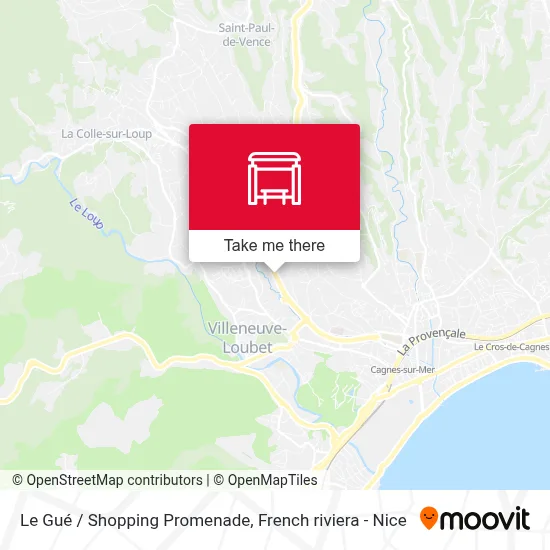 Le Gué / Shopping Promenade map