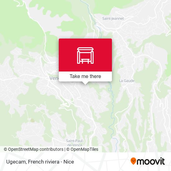 Ugecam map