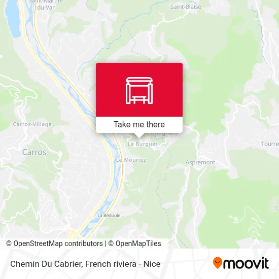 Chemin Du Cabrier map