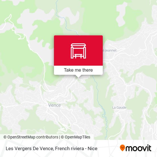 Les Vergers De Vence map