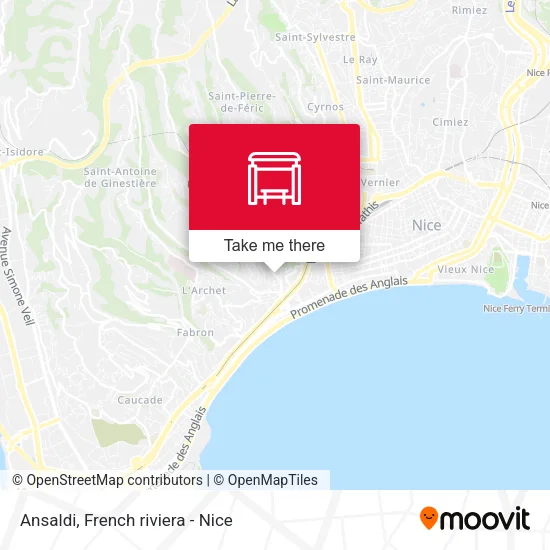 Ansaldi map