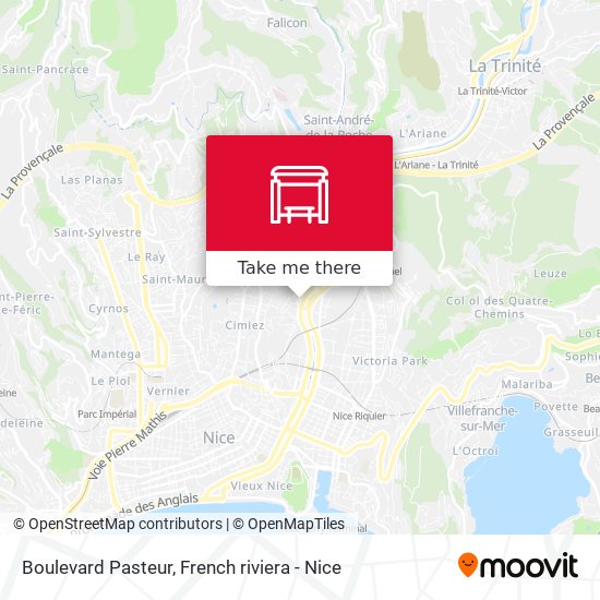 Boulevard Pasteur map