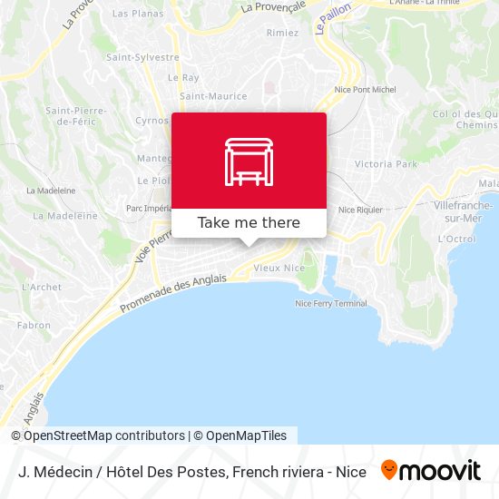 J. Médecin / Hôtel Des Postes map
