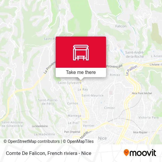 Comte De Falicon map