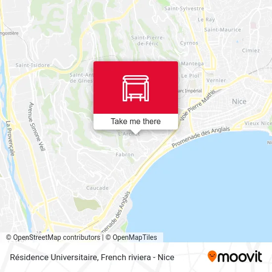 Résidence Universitaire map