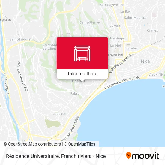 Résidence Universitaire map