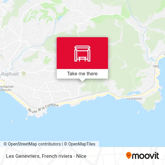 Les Genevriers map