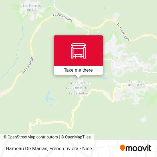Hameau De Marras map