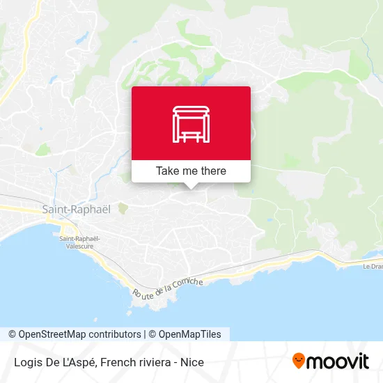 Logis De L'Aspé map