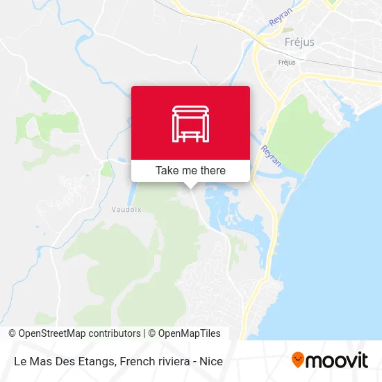 Le Mas Des Etangs map