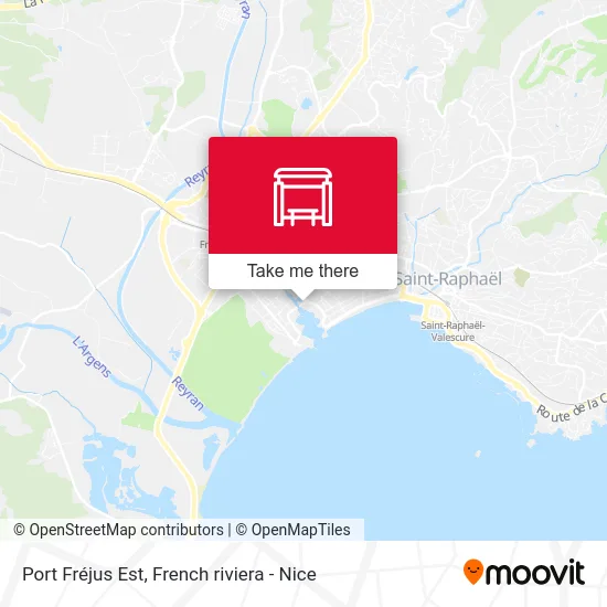 Port Fréjus Est map