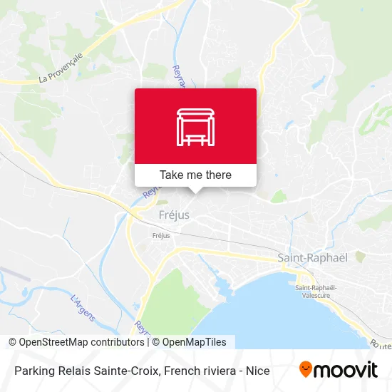 Parking Relais Sainte-Croix map