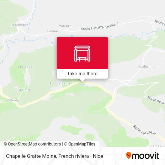 Chapelle Gratte Moine map