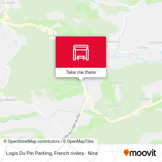 Logis Du Pin Parking map