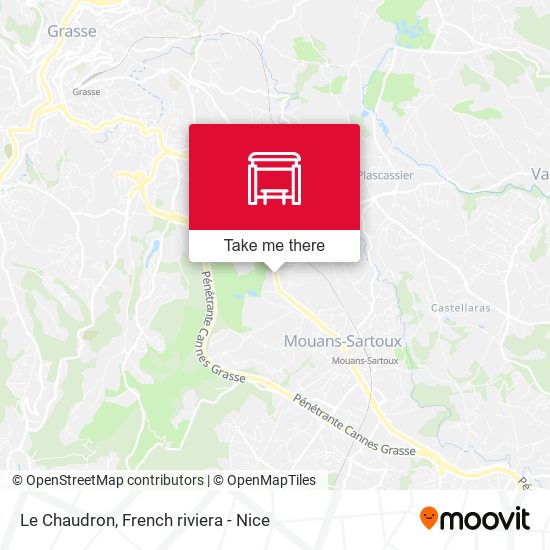 Le Chaudron map