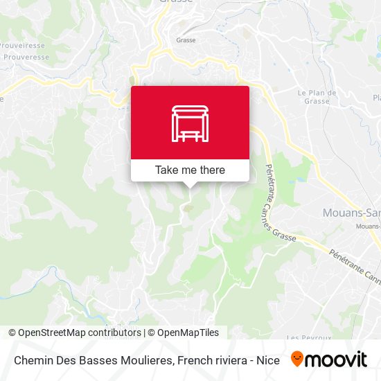 Chemin Des Basses Moulieres map