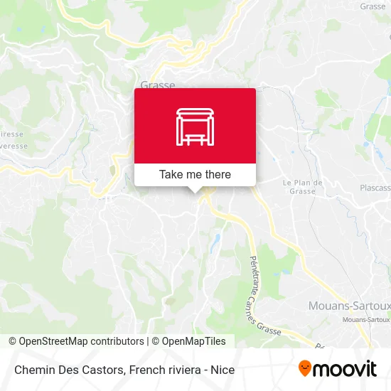 Chemin Des Castors map