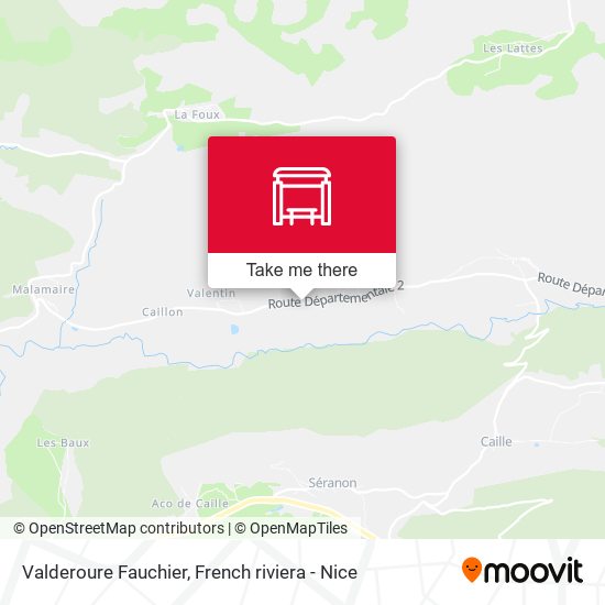 Valderoure Fauchier map