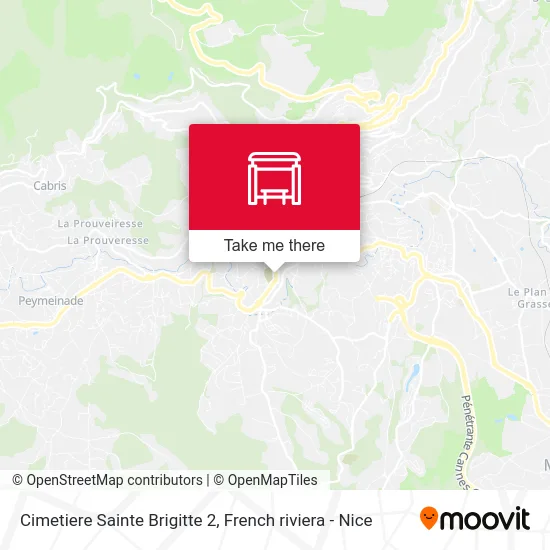 Cimetiere Sainte Brigitte 2 map