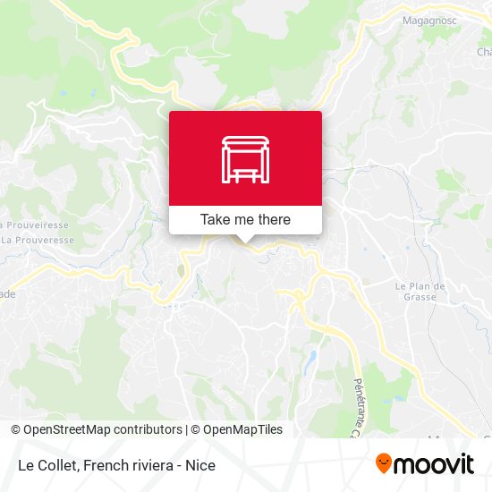 Le Collet map