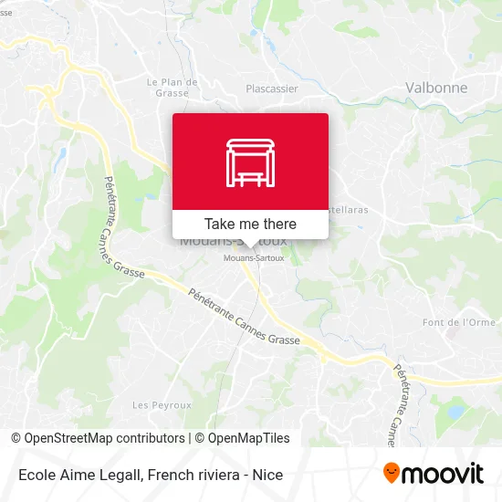 Ecole Aime Legall map