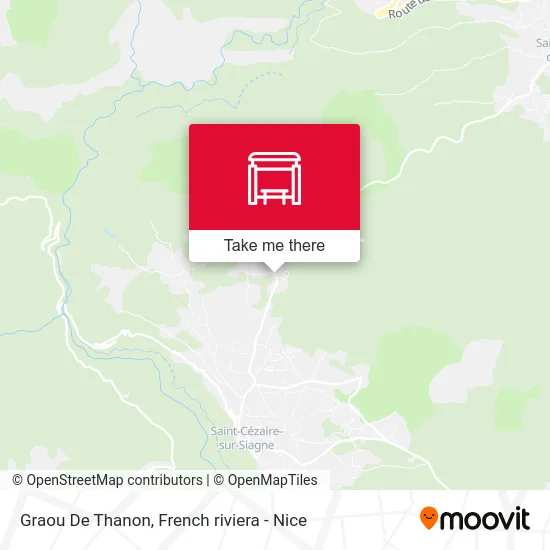 Graou De Thanon map