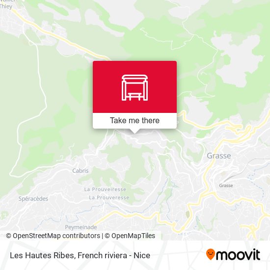 Les Hautes Ribes map