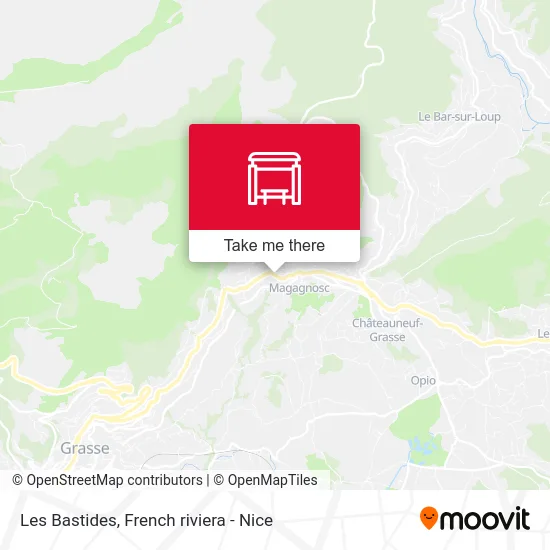 Les Bastides map