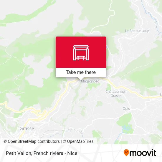Petit Vallon map
