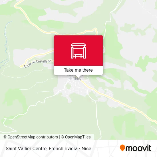 Saint Vallier Centre map