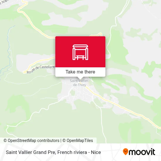Saint Vallier Grand Pre map