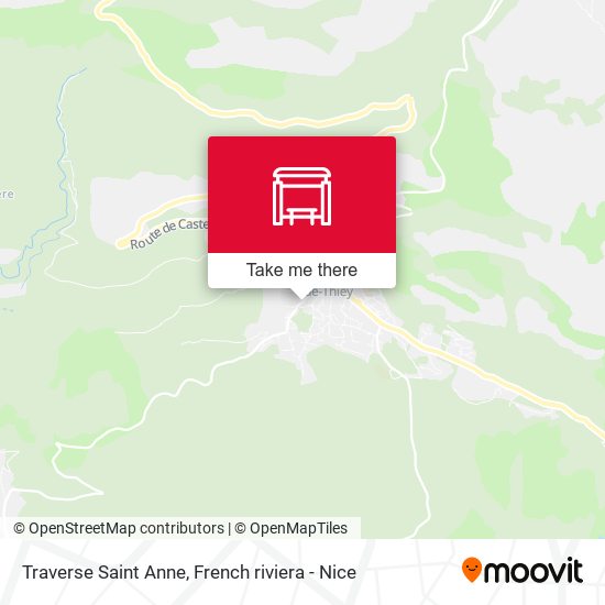 Traverse Saint Anne map