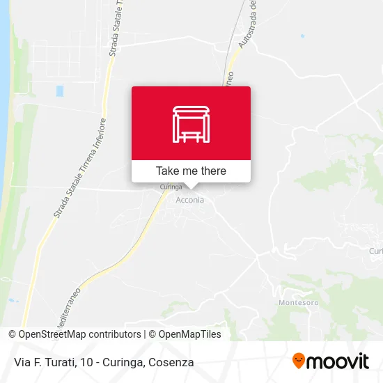 F. Turati Street, 10 - Curinga map