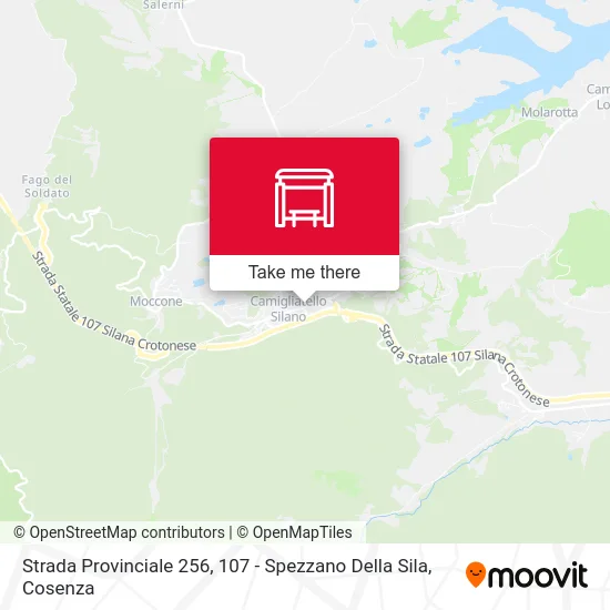 Strada Provinciale 256, 107 - Spezzano Della Sila map