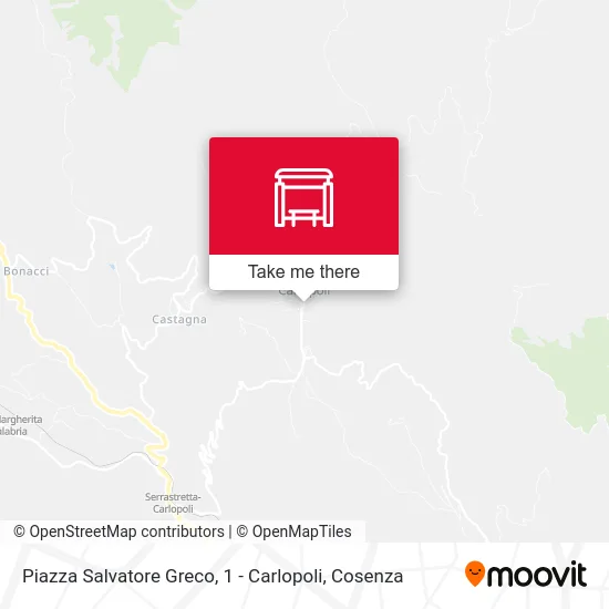 Piazza Salvatore Greco, 1 - Carlopoli map