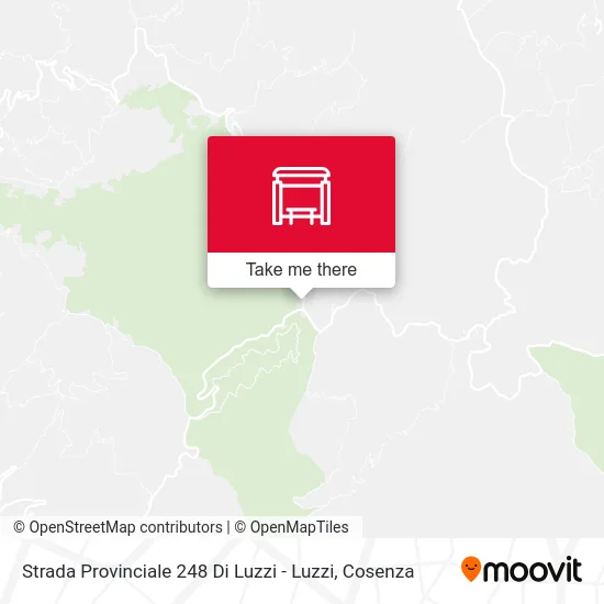 Provincial Road 248 of Luzzi - Luzzi map