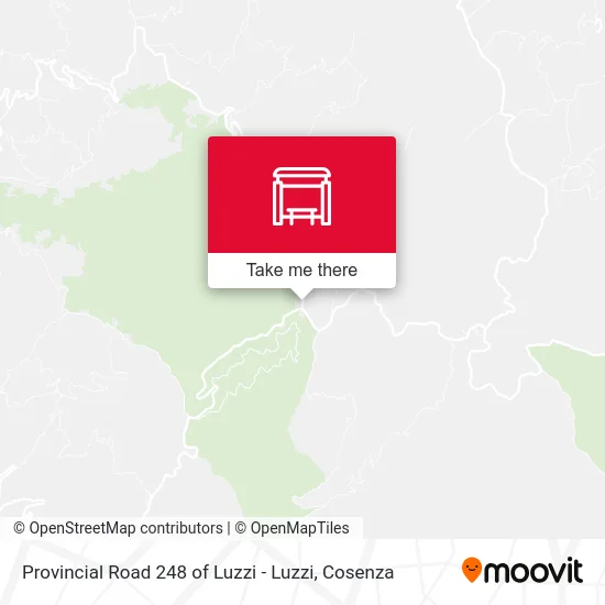 Provincial Road 248 of Luzzi - Luzzi map