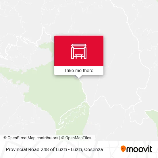 Provincial Road 248 of Luzzi - Luzzi map