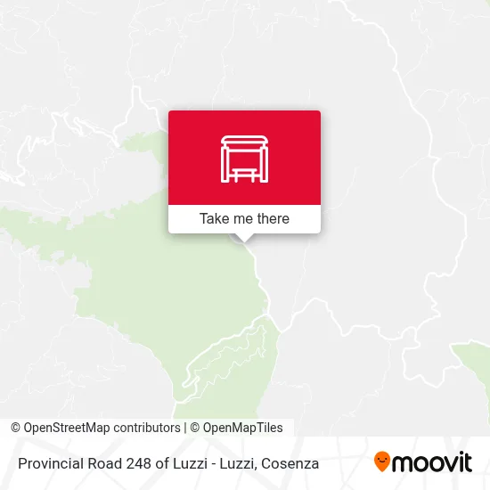 Provincial Road 248 of Luzzi - Luzzi map