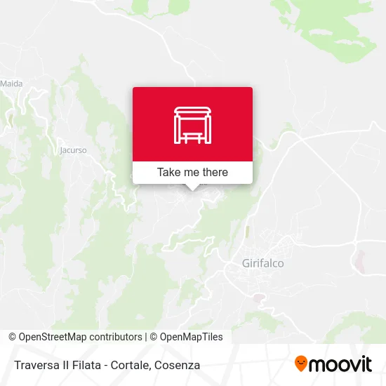 2nd Traverse Filata - Cortale map