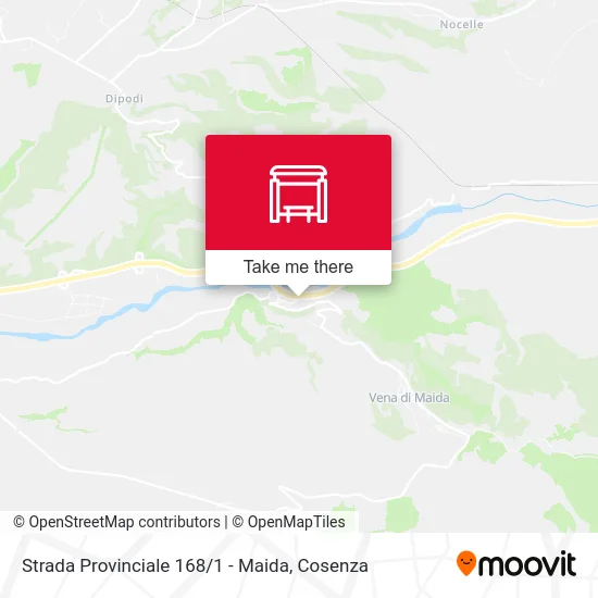 Strada Provinciale 168 / 1 - Maida map