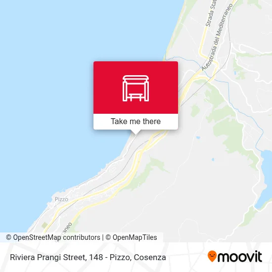 Riviera Prangi Street, 148 - Pizzo map