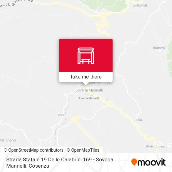 Strada Statale 19 Delle Calabrie, 169 - Soveria Mannelli map