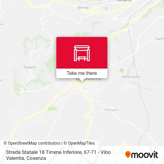 Strada Statale 18 Tirrena Inferiore, 67-71 - Vibo Valentia map